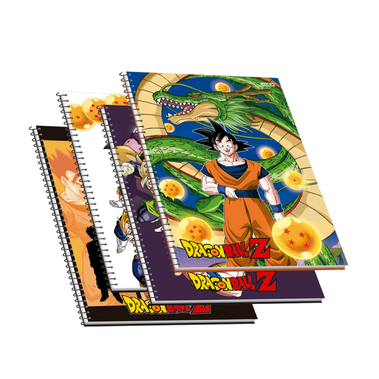 Mockup cadernos Dragonball