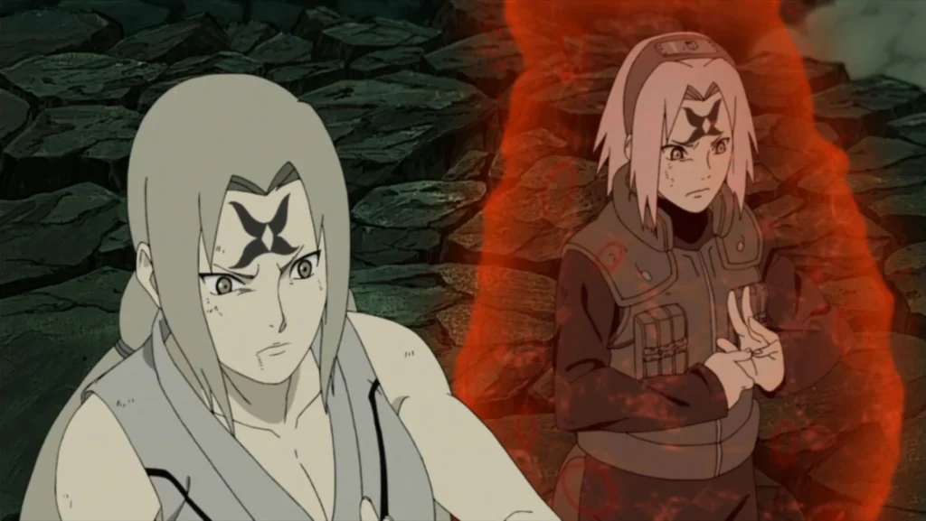 Sakura and Tsunade Strength of a Hundred Seal