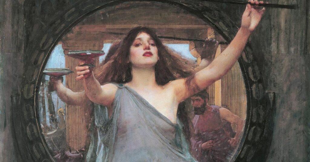 circe offering the cup to ulysses john william waterhouse 1891