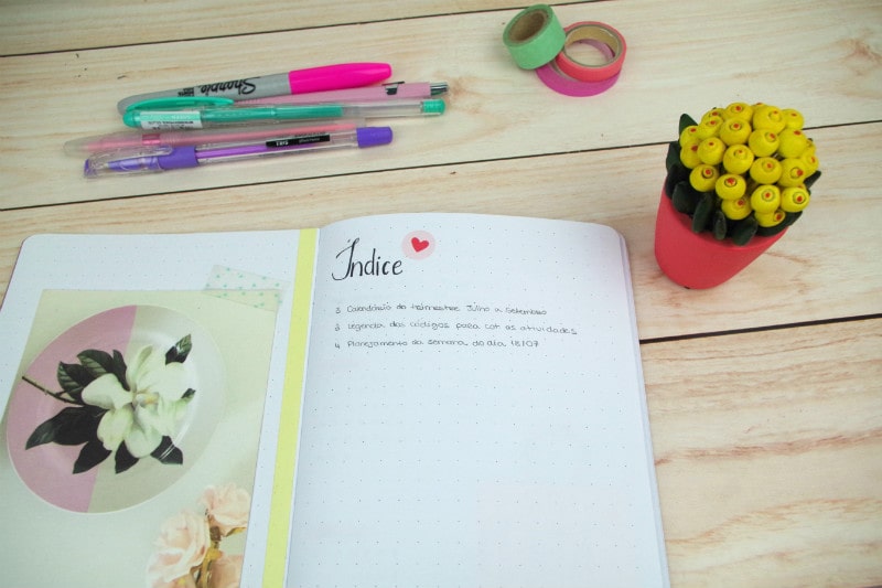 Bullet Journal como criar