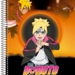 Boruto – Caderno Universitário 10 matérias - Capa A