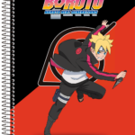 Boruto – Caderno Universitário 10 matérias - Capa C