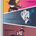 Boruto – Caderno Universitário 1 matéria - Capa D