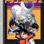 Dragonball – Caderno universitário de 1 matéria – 80 fls - Capa C