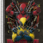 Deadpool - Universitário CD - 20  matérias - Capa C